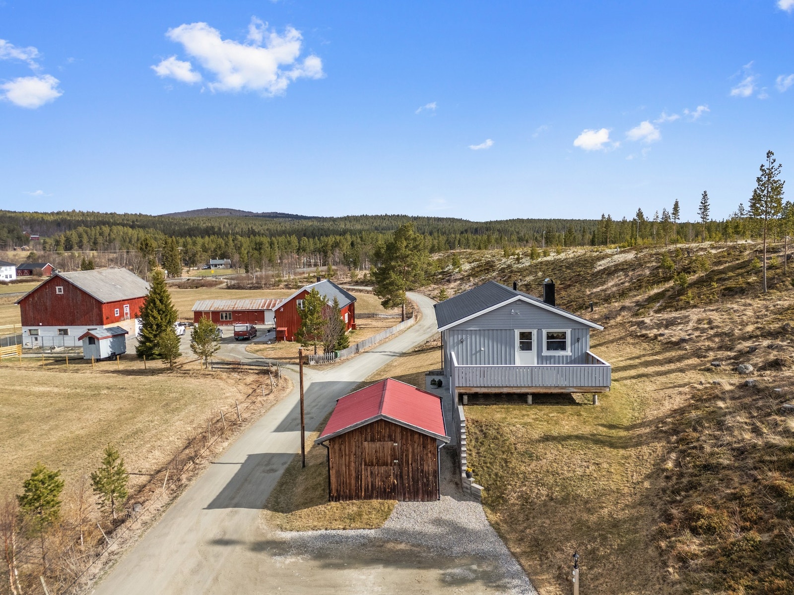 Uteboden er på 24m². Galleribilde