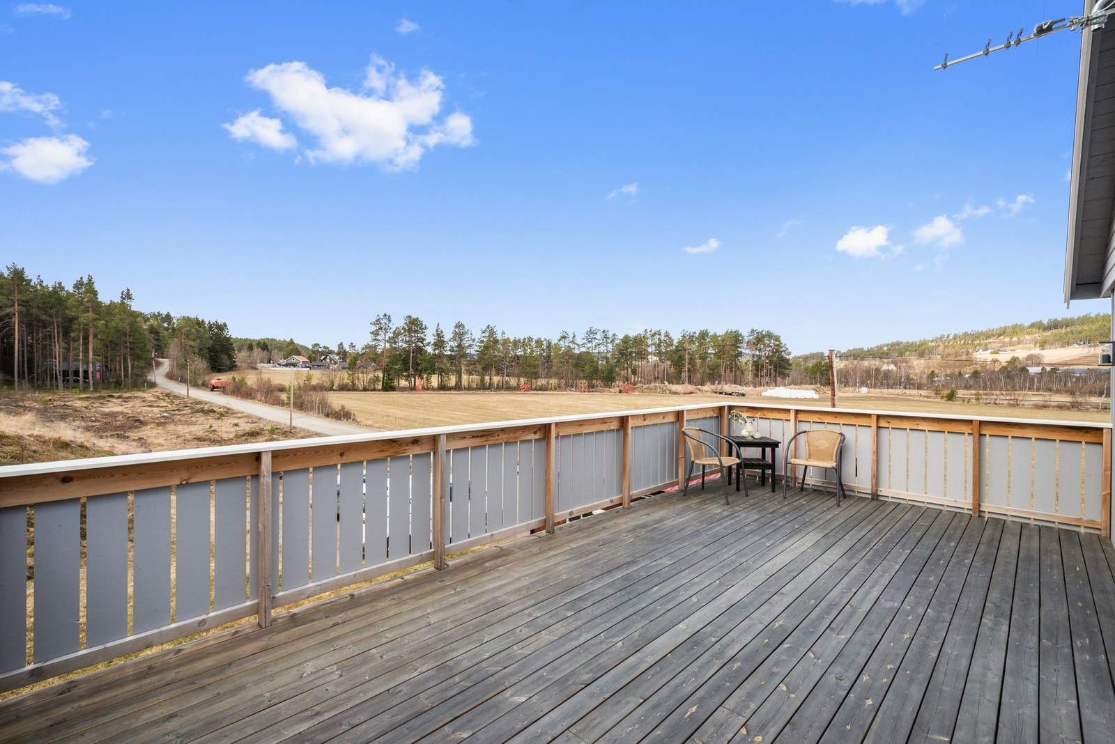 Verandaen er på 23,8m² Galleribilde