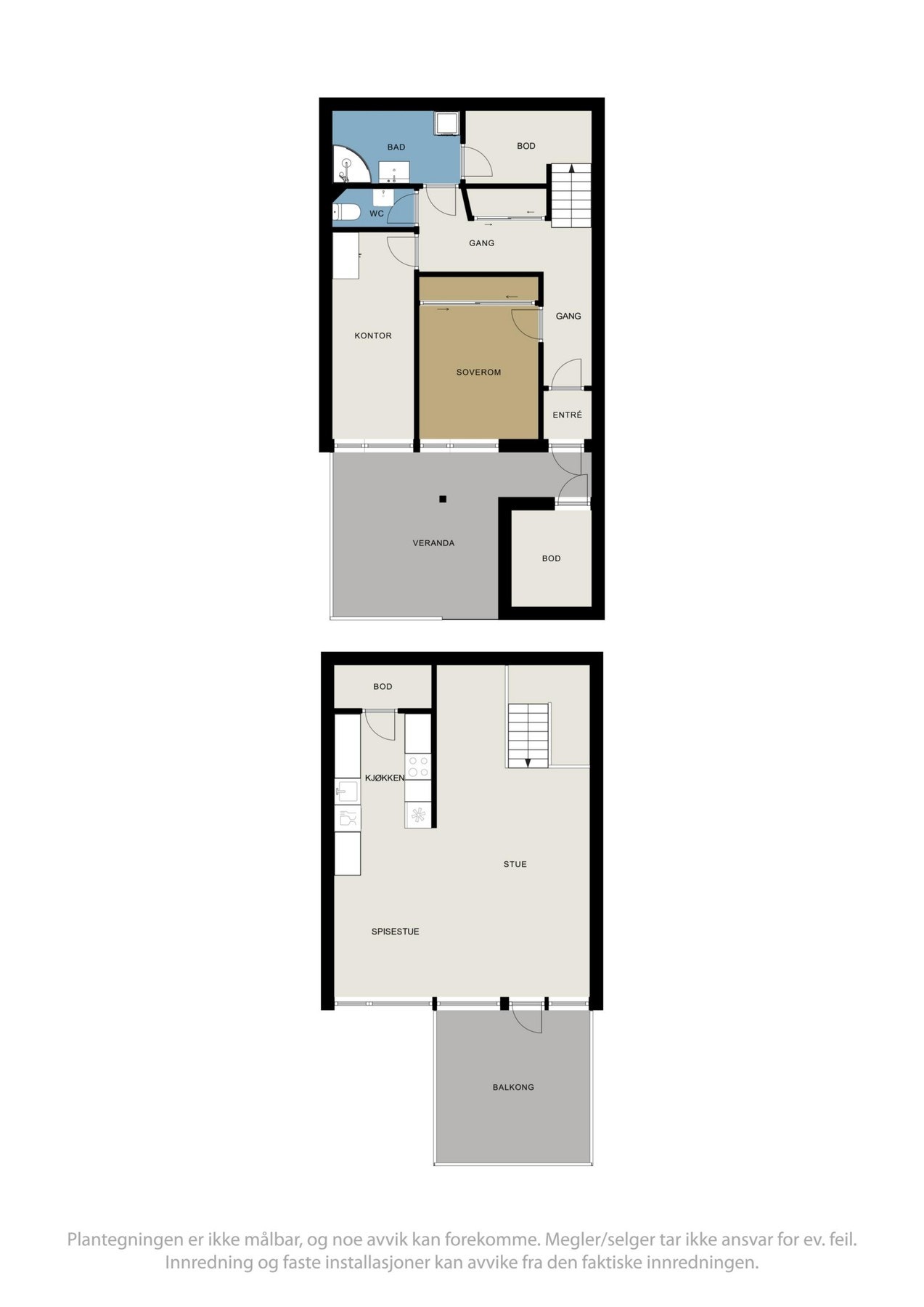 Plantegning Galleribilde