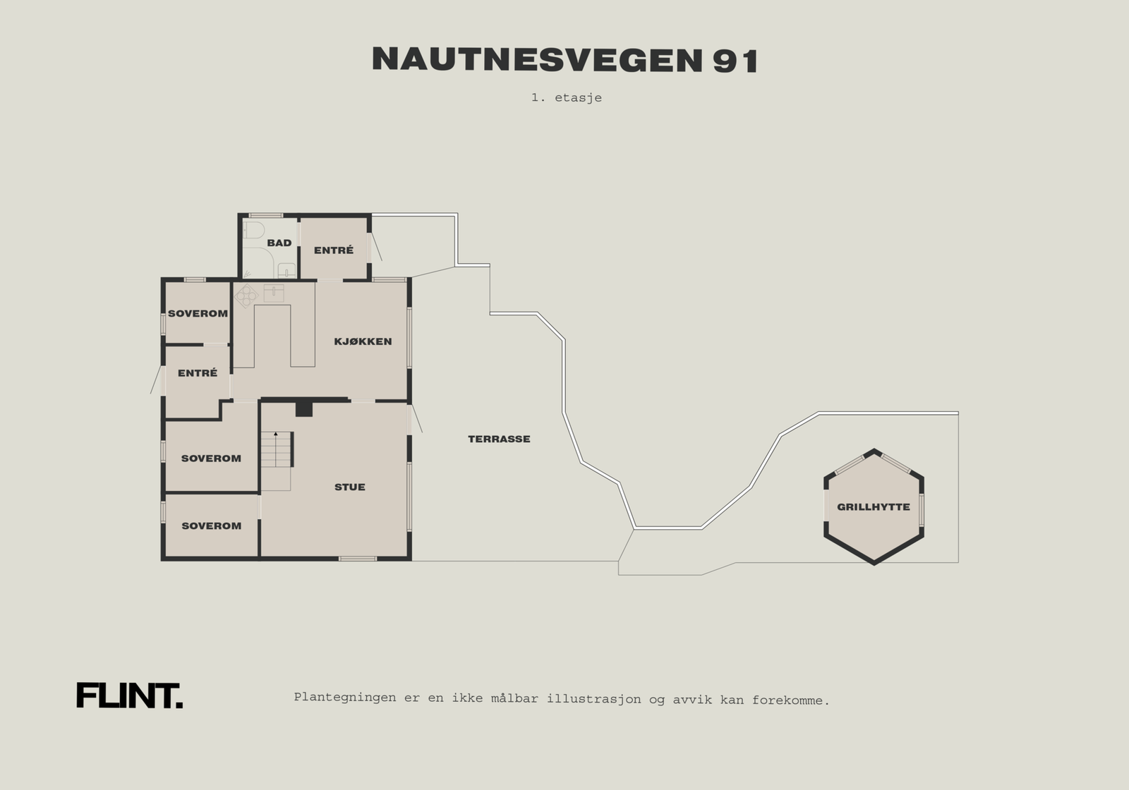Plantegning 1.etasje Galleribilde