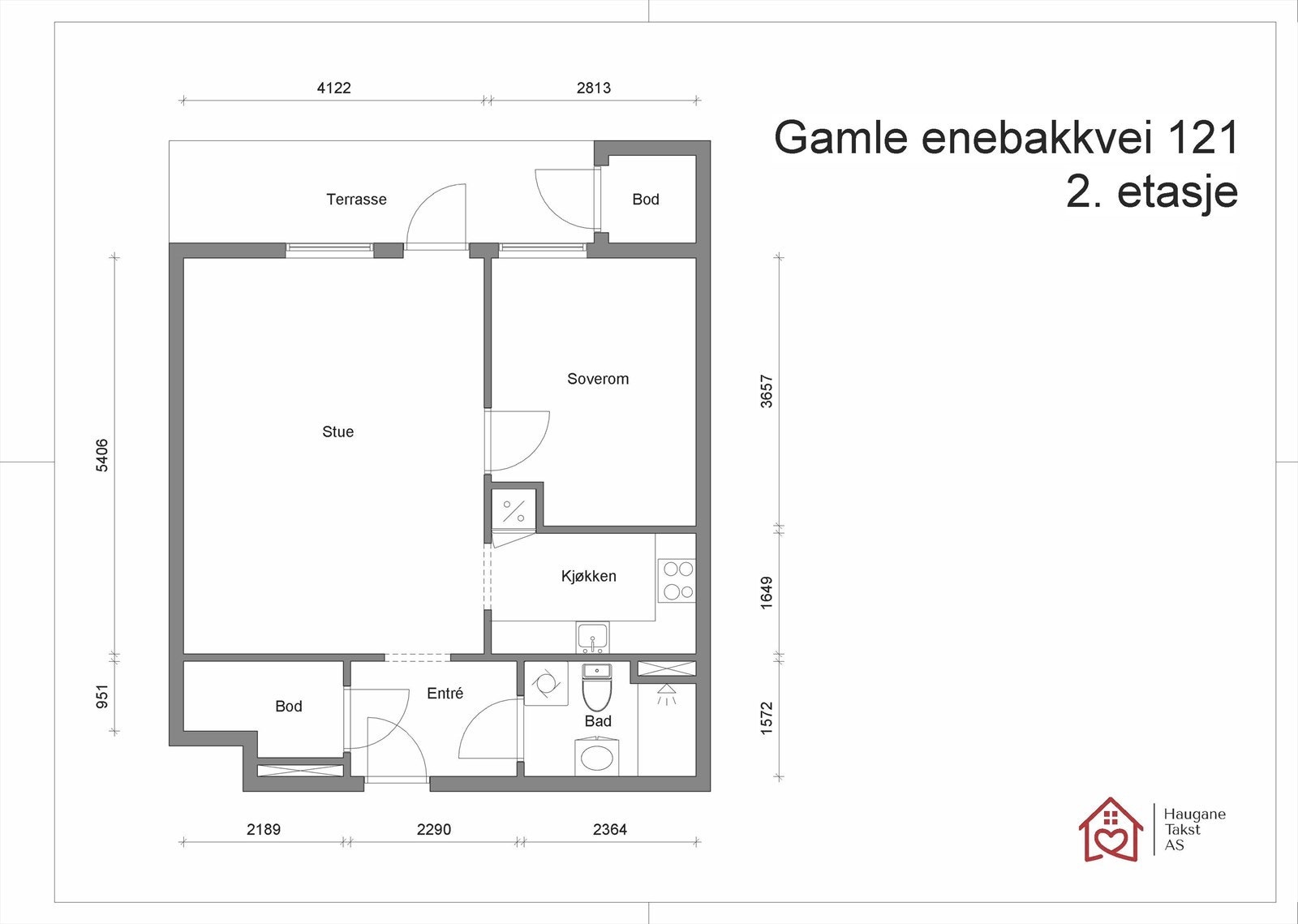 Plantegning Galleribilde