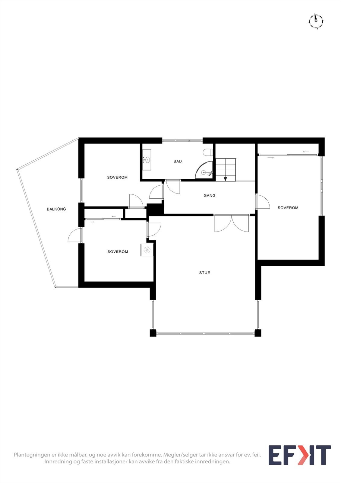 Plantegning 2. etasje Galleribilde