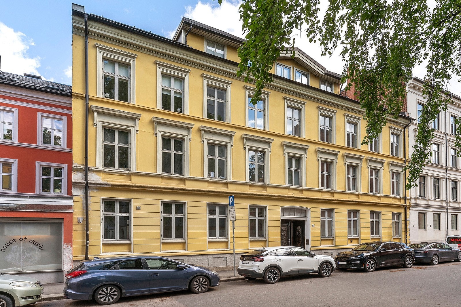 Fasade. Velkommen på visning i 3. etasje i Ole Vigs gatge 13 B! Foto: Frode Røang Galleribilde