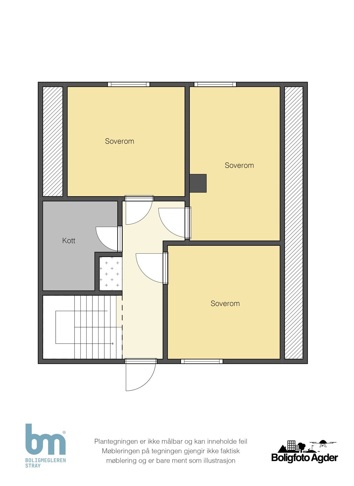 Plantegning, loft Galleribilde