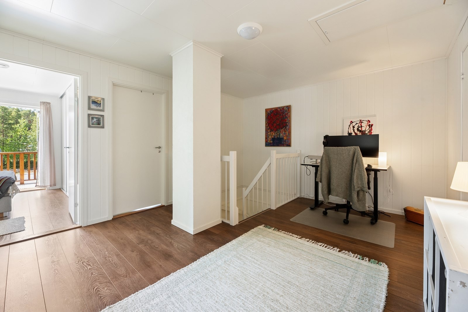 Loftsgang - et romslig rom med plass til f.eks hjemmkontor. Galleribilde