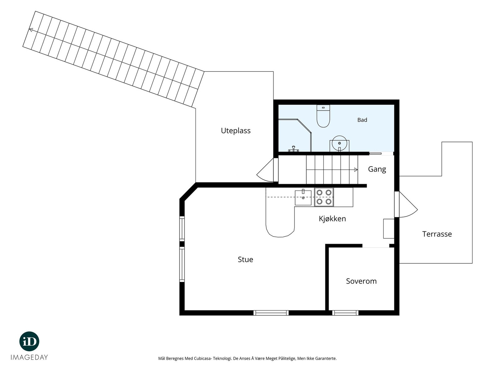Plantegning - Hybel Galleribilde