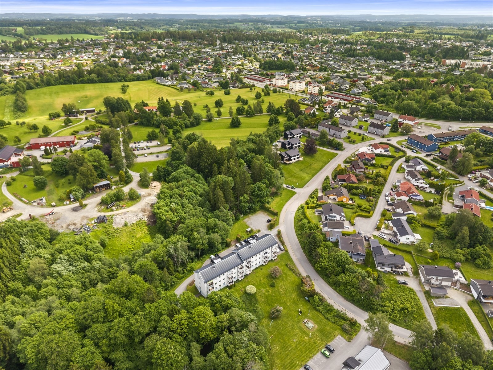 Dronefoto Galleribilde