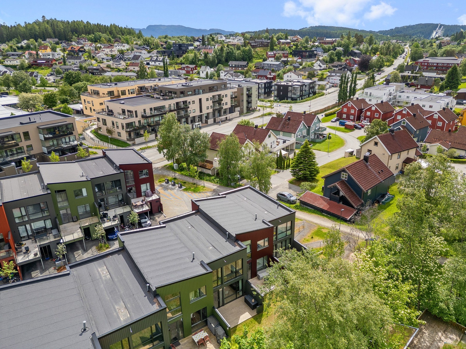 Boligen ligger i et svært etterspurt område på Dalgård. Galleribilde