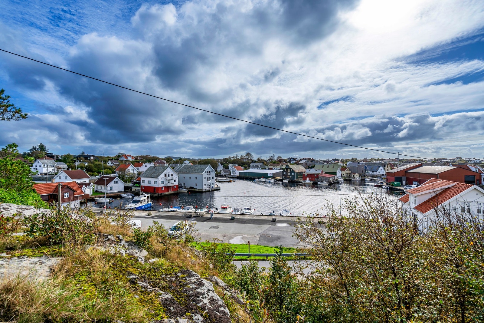 Utsikt mot sør/øst. Galleribilde