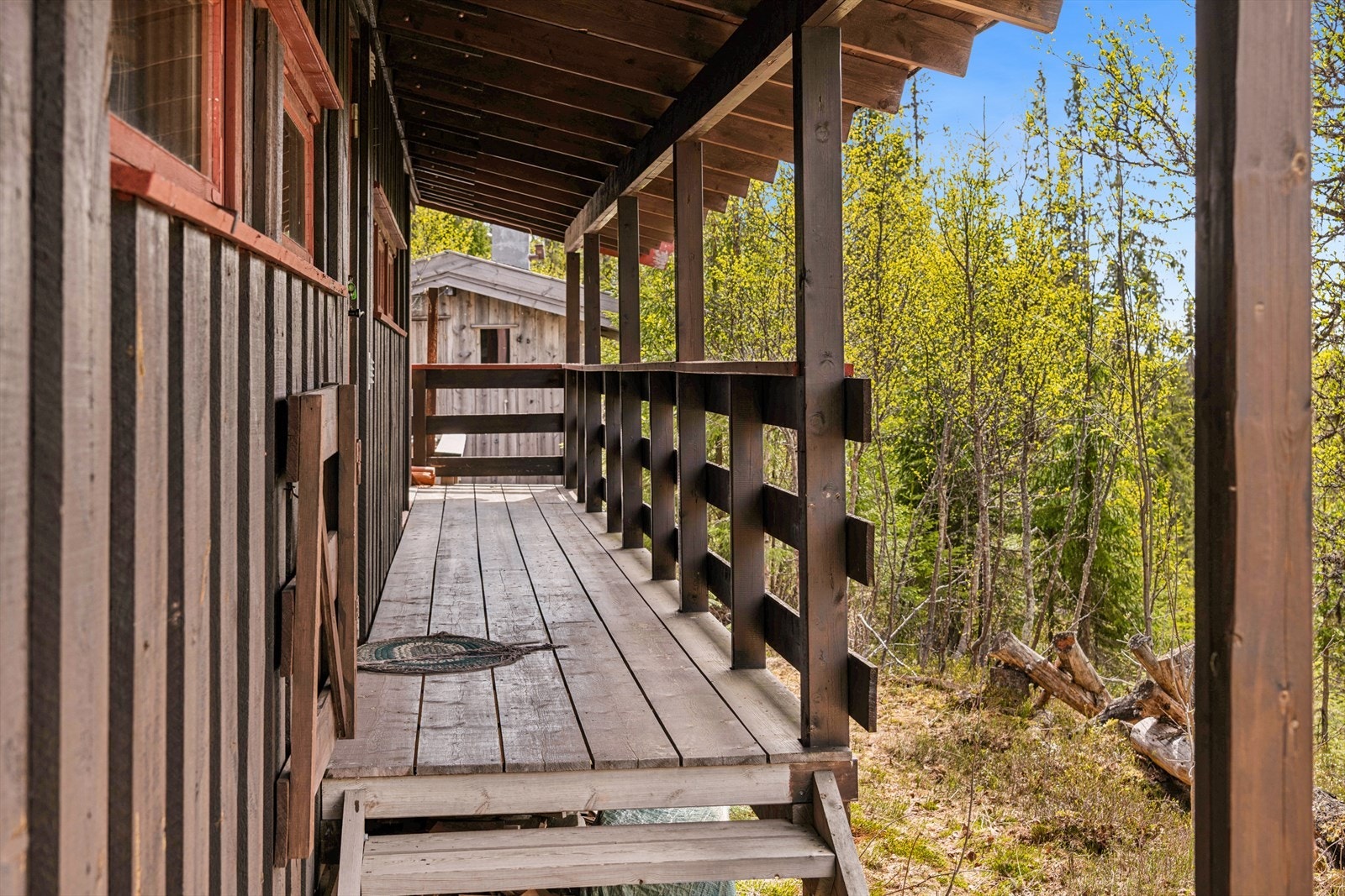 Overbygget inngangsparti Galleribilde