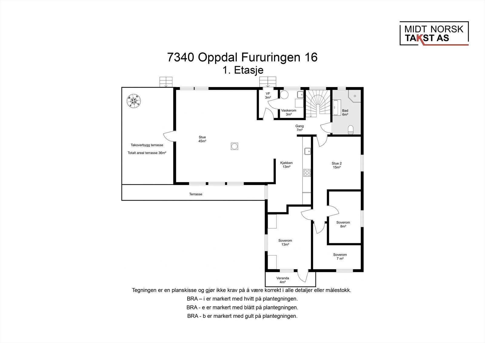 Planskisse 1. etasje Galleribilde