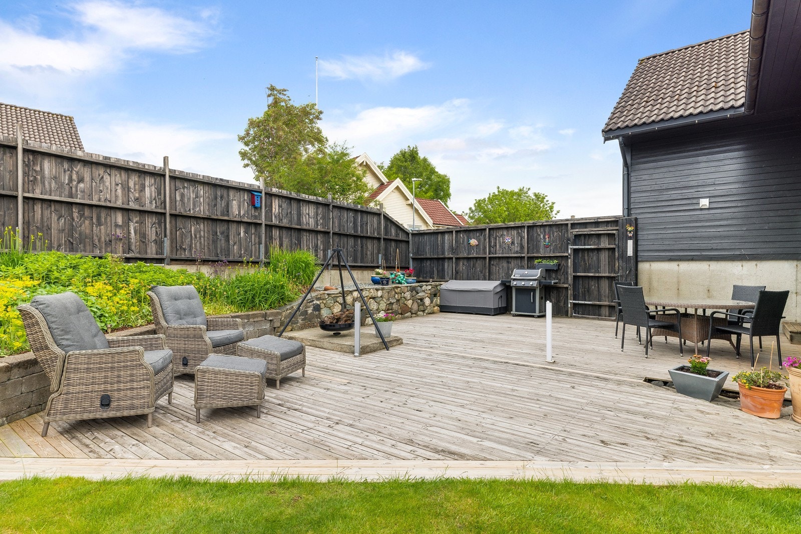 Uteområde/terrasse. Galleribilde