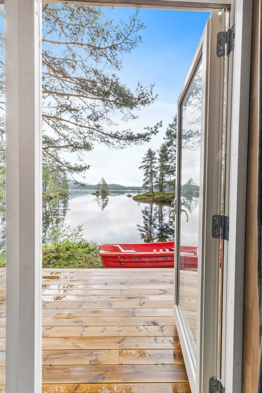 Utsikt fra annekset. Galleribilde