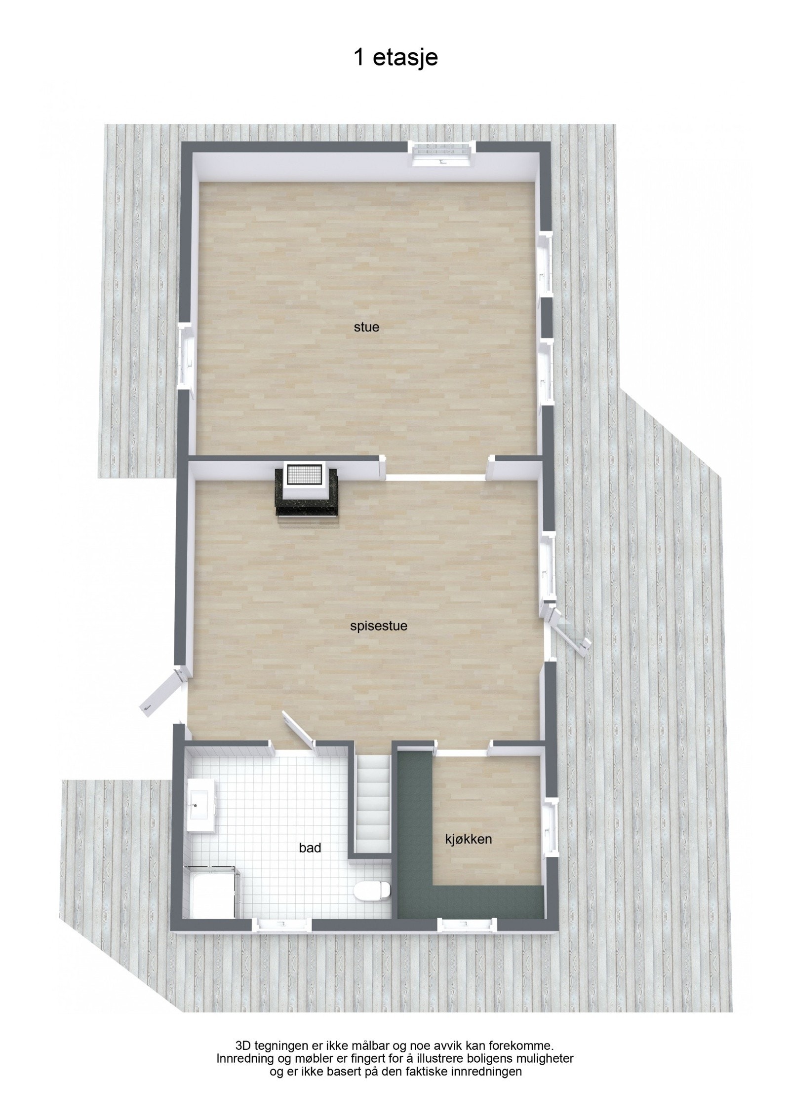 Plantegning 1 Siljanvegen 476 Galleribilde