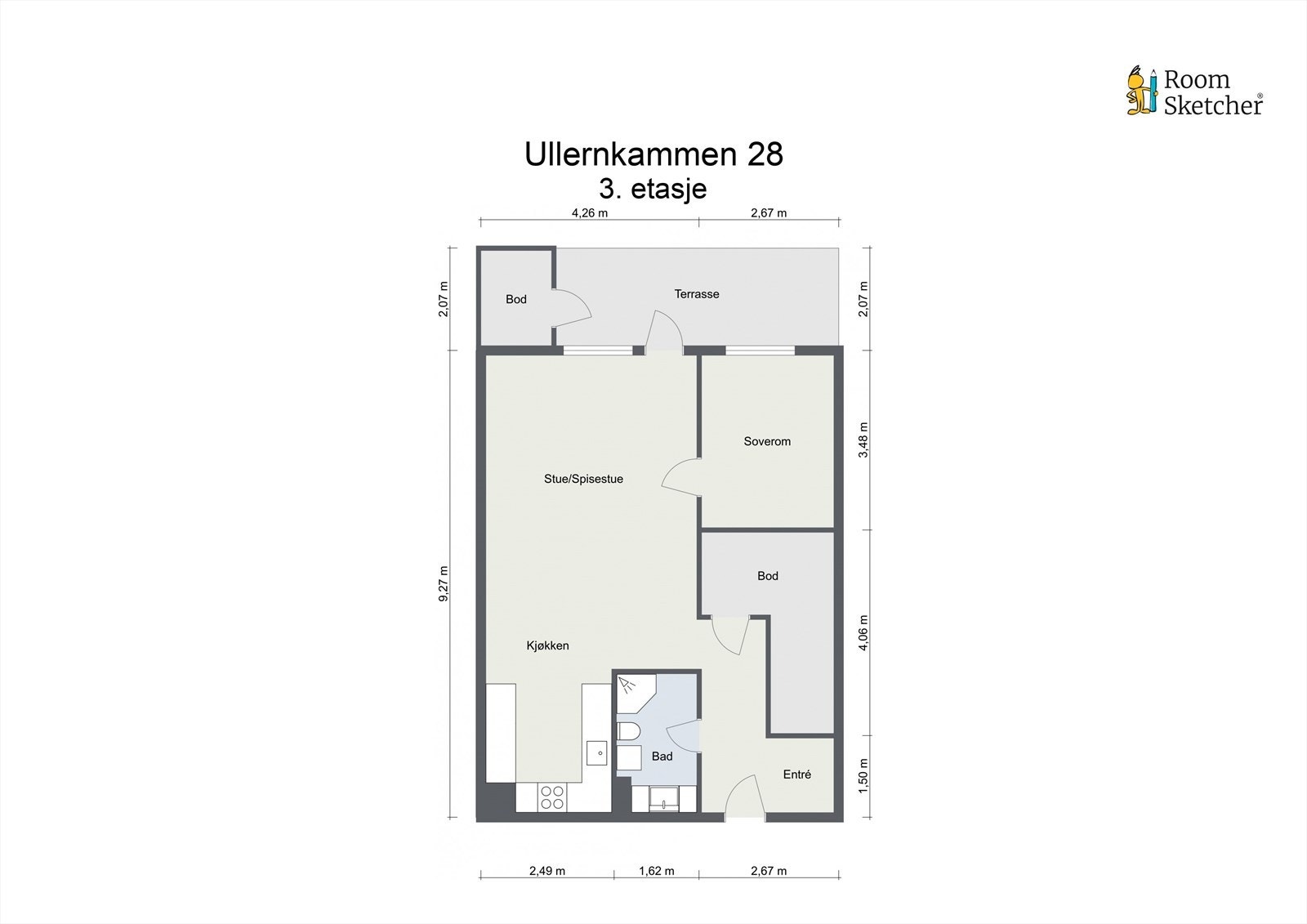 Plantegning. Galleribilde