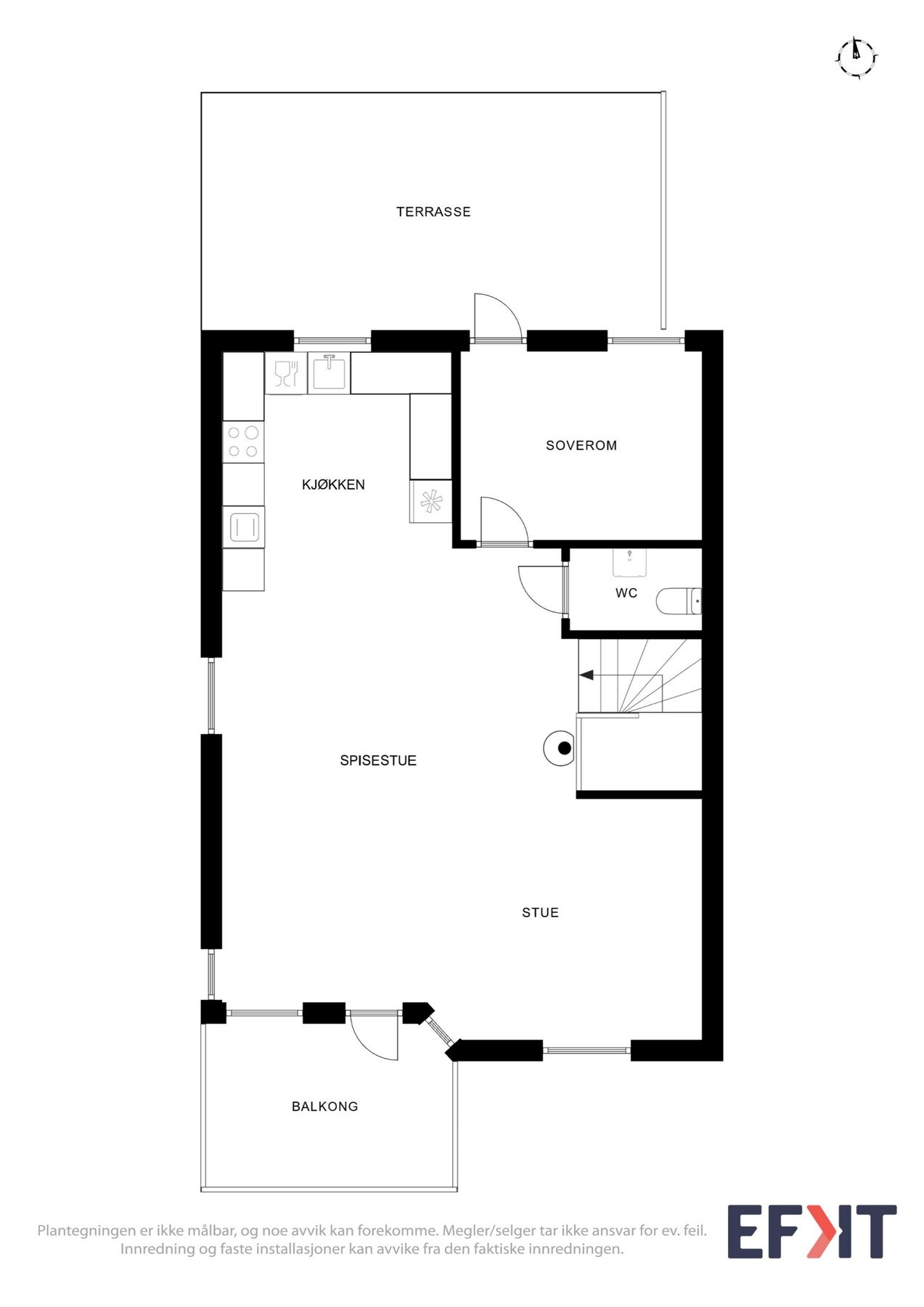 - Planskisse hovedetasje - Galleribilde