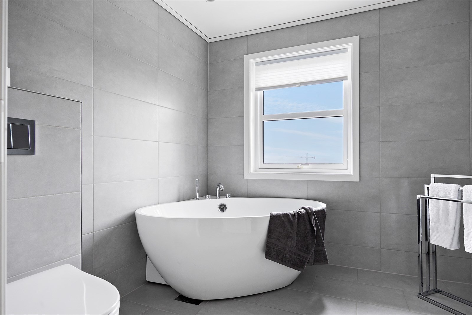 Badet i første etasje ble pusset opp i 2013. Galleribilde