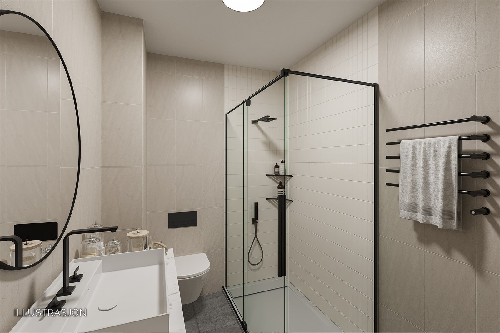 Med litt kjærlighet og arbeid kan badet se slik ut. Galleribilde