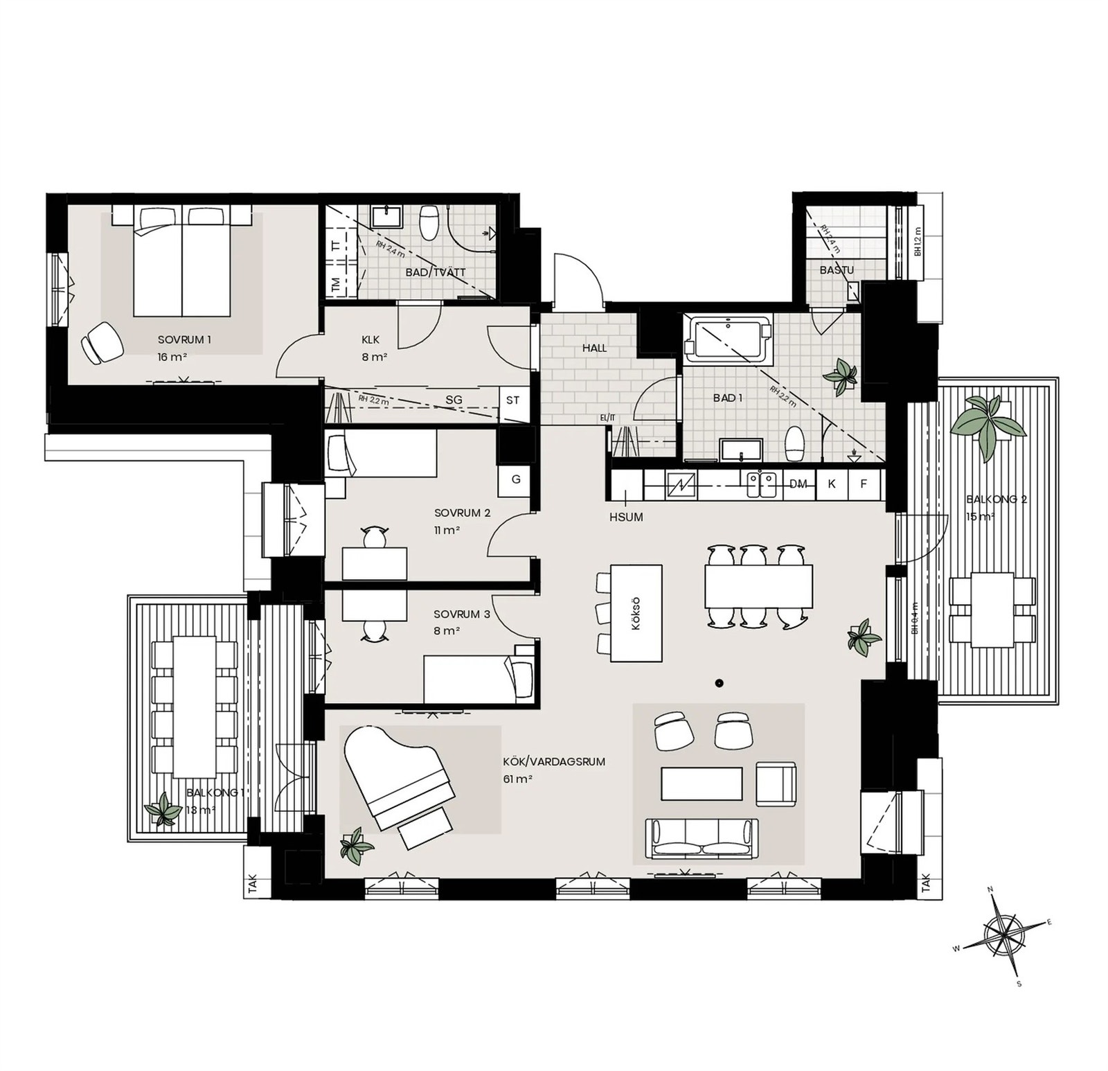 Alternativ planlösning Galleribilde