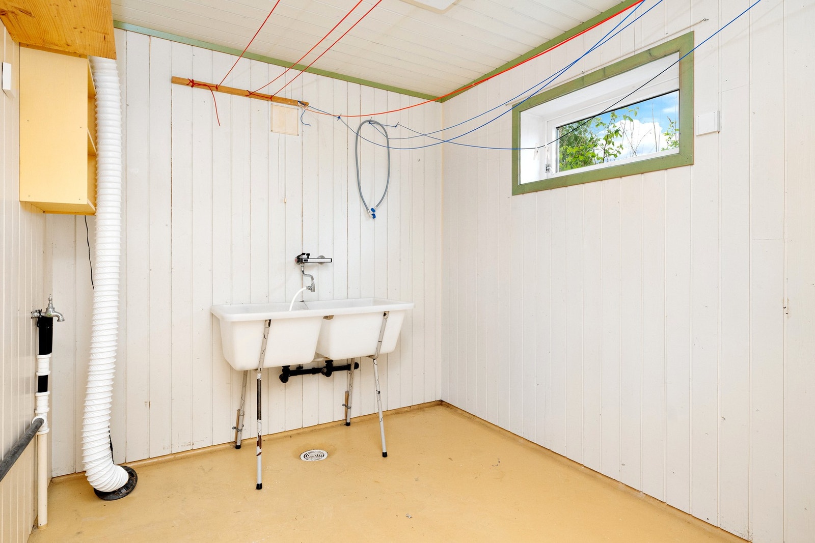 Vaskerom i kjelleretasjen. Galleribilde