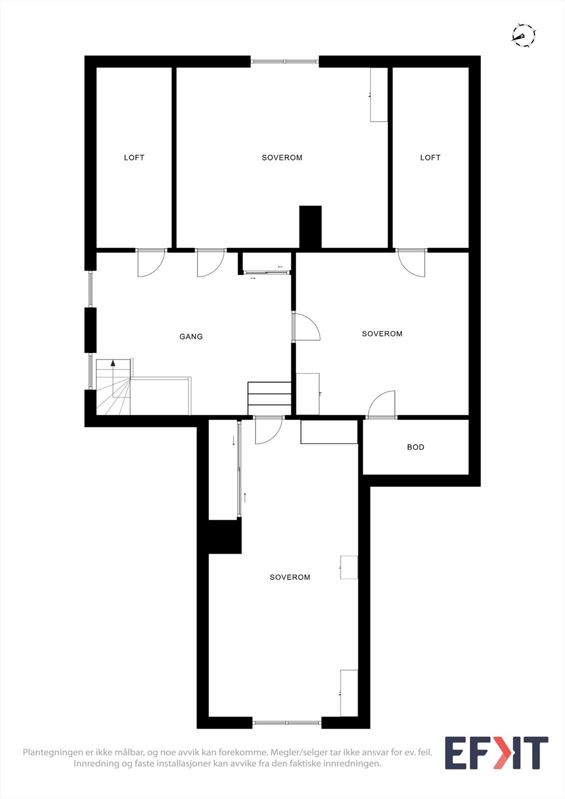 Plantegning 2. etg. Galleribilde