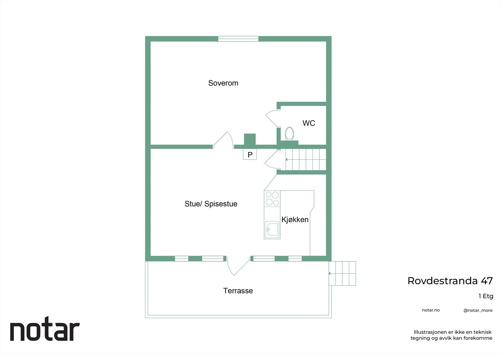 Plantegning hovedetasje Galleribilde