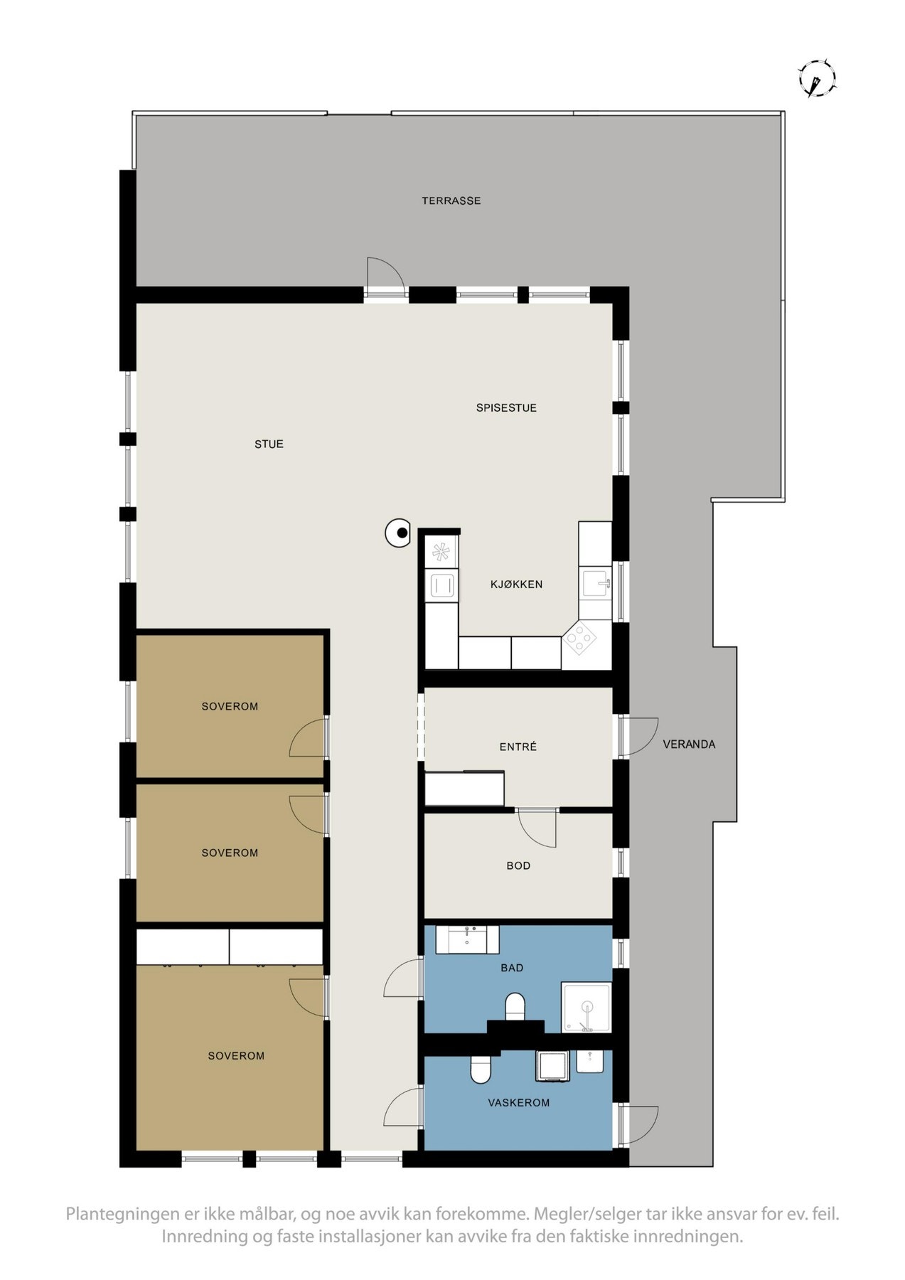 Plantegning Galleribilde
