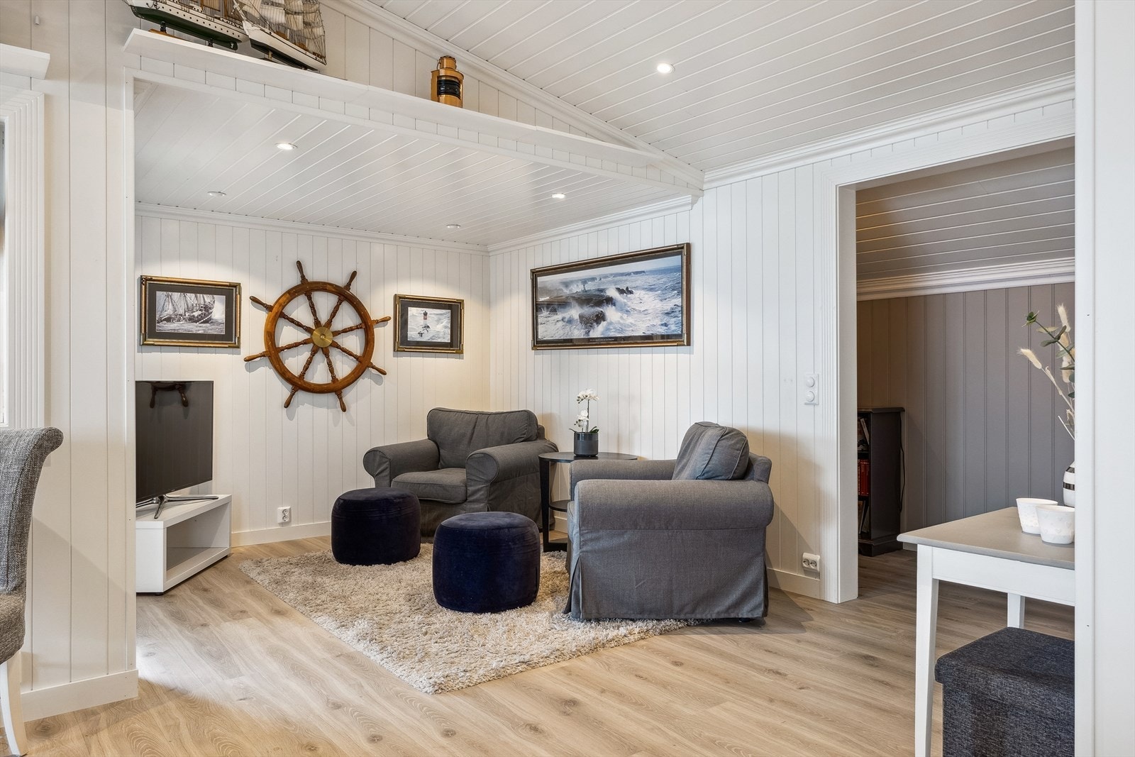 Tv-stue. Galleribilde