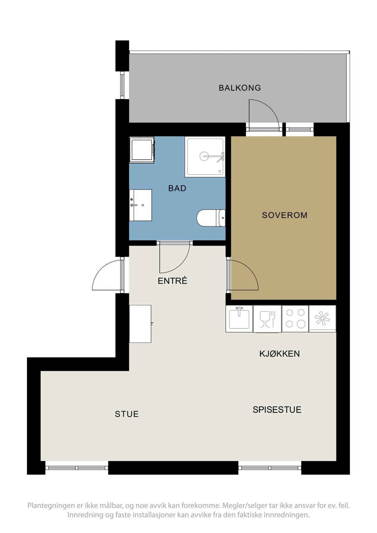 Planskisse Galleribilde