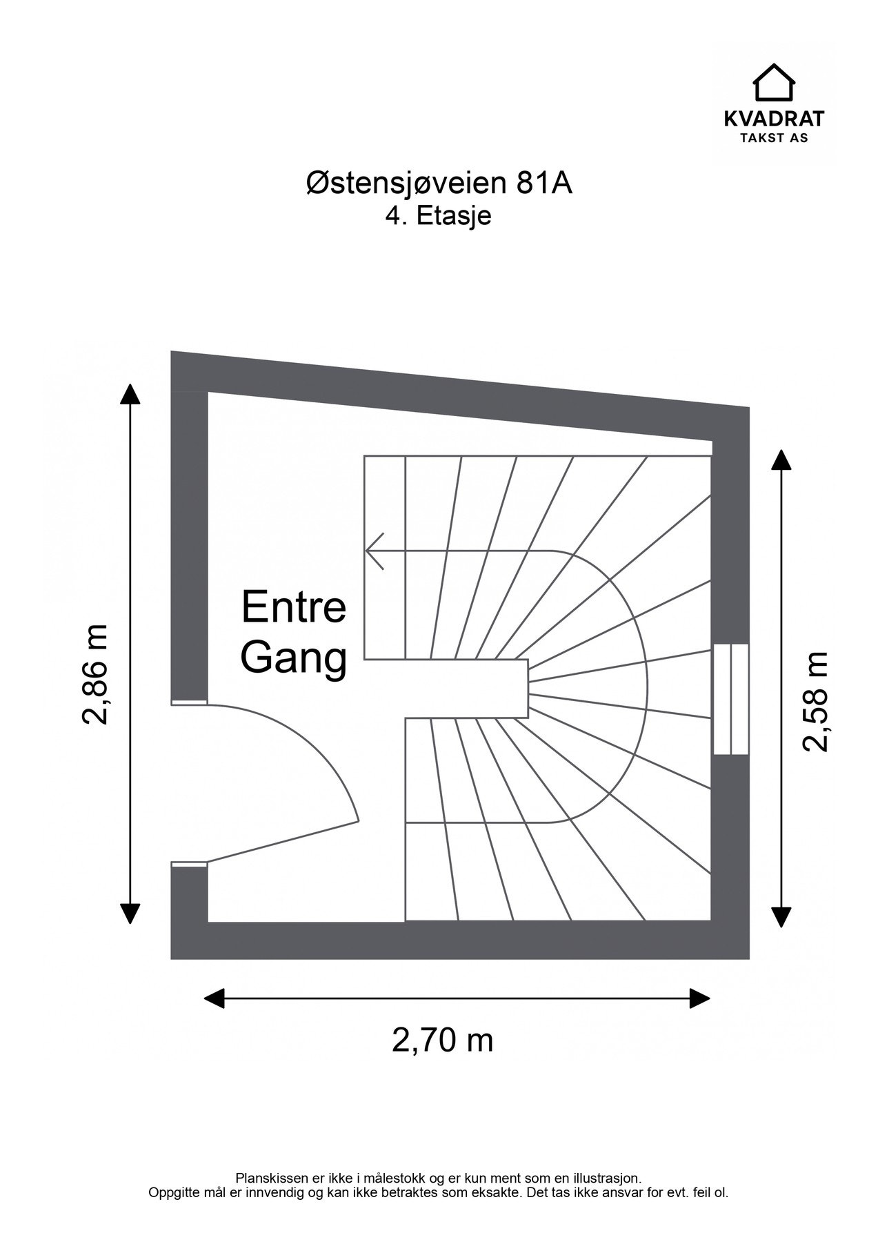 Planskisse 4. Etasje. Galleribilde