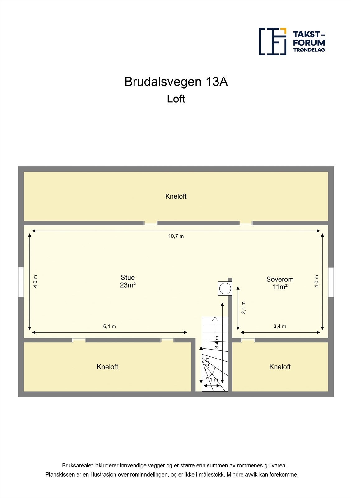 Planskisse - Loft Galleribilde