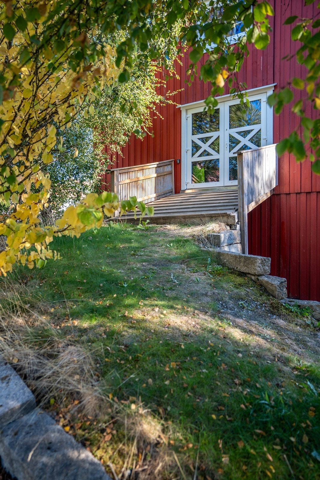 Inngang til låvens andre etasje Galleribilde