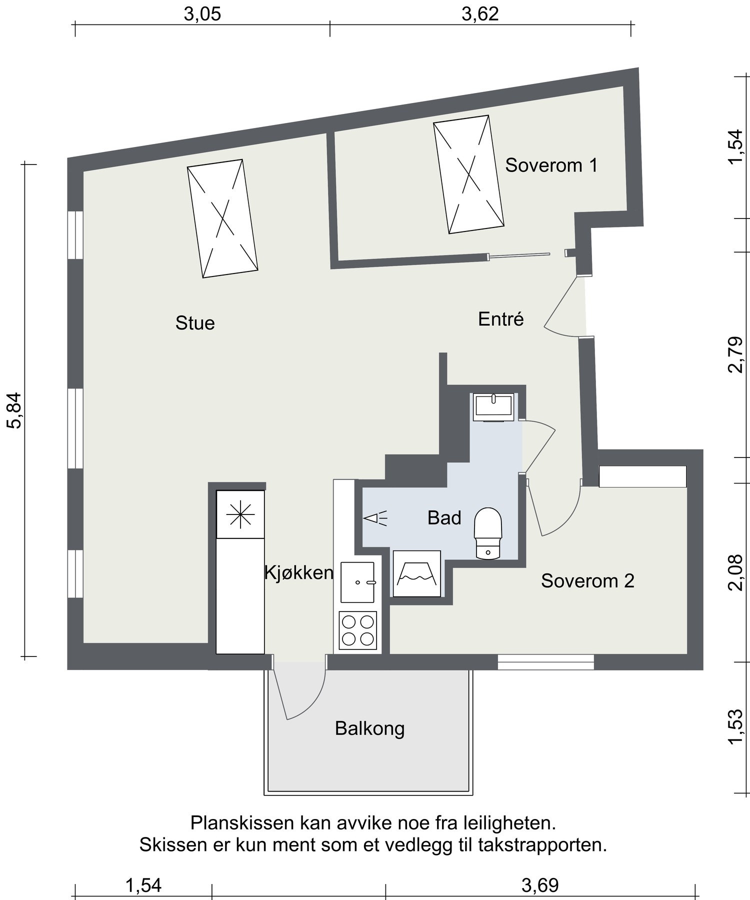 Planløsning. Galleribilde