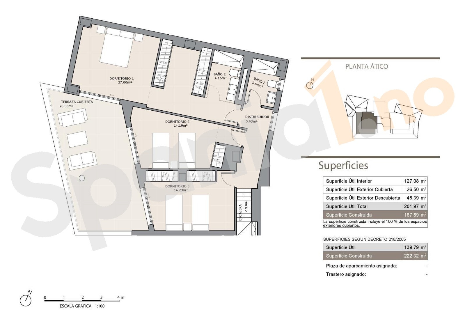 Plantegning av leiligheten Galleribilde