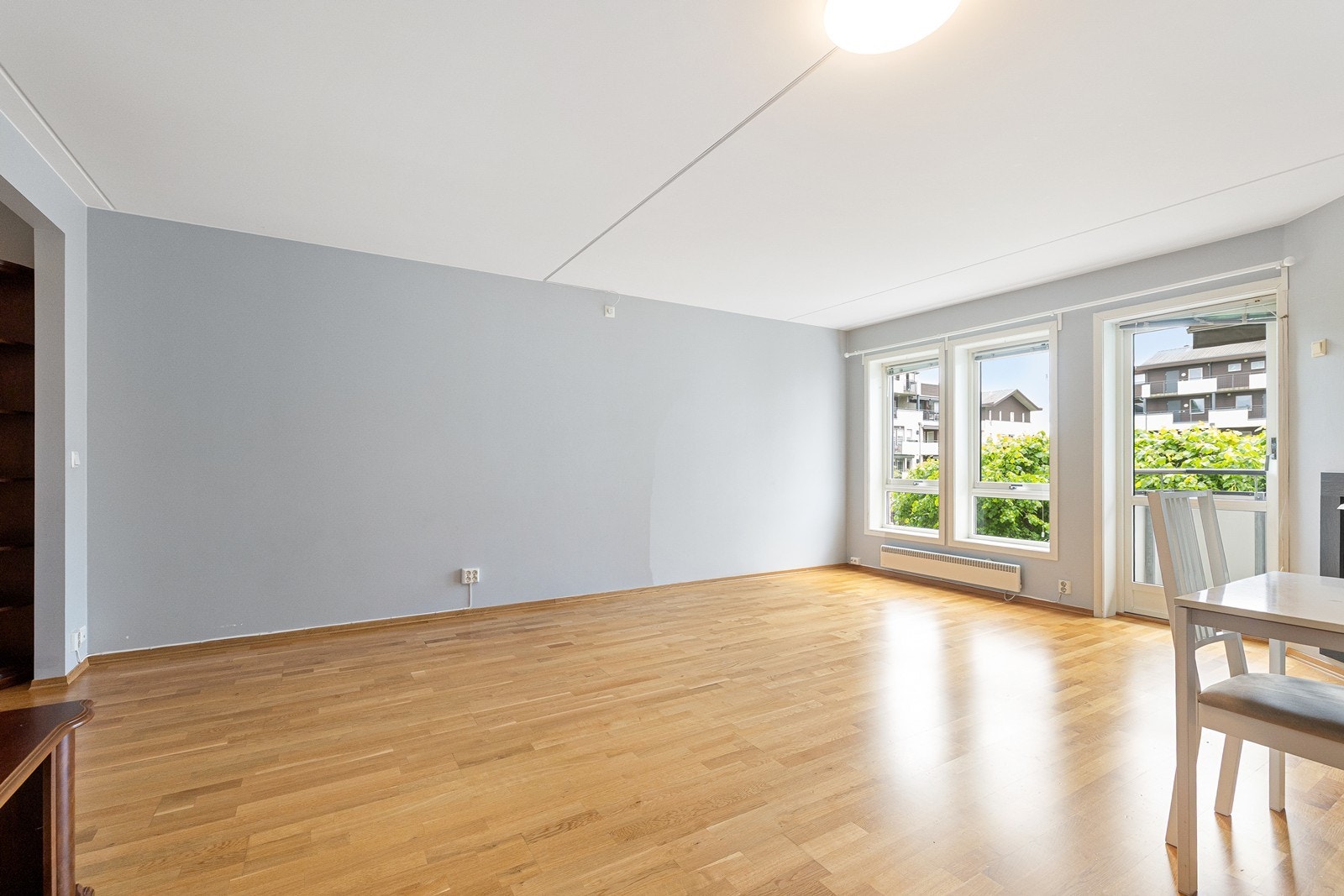 I stuen er det god plass til sofamøblement og TV-bord. Galleribilde