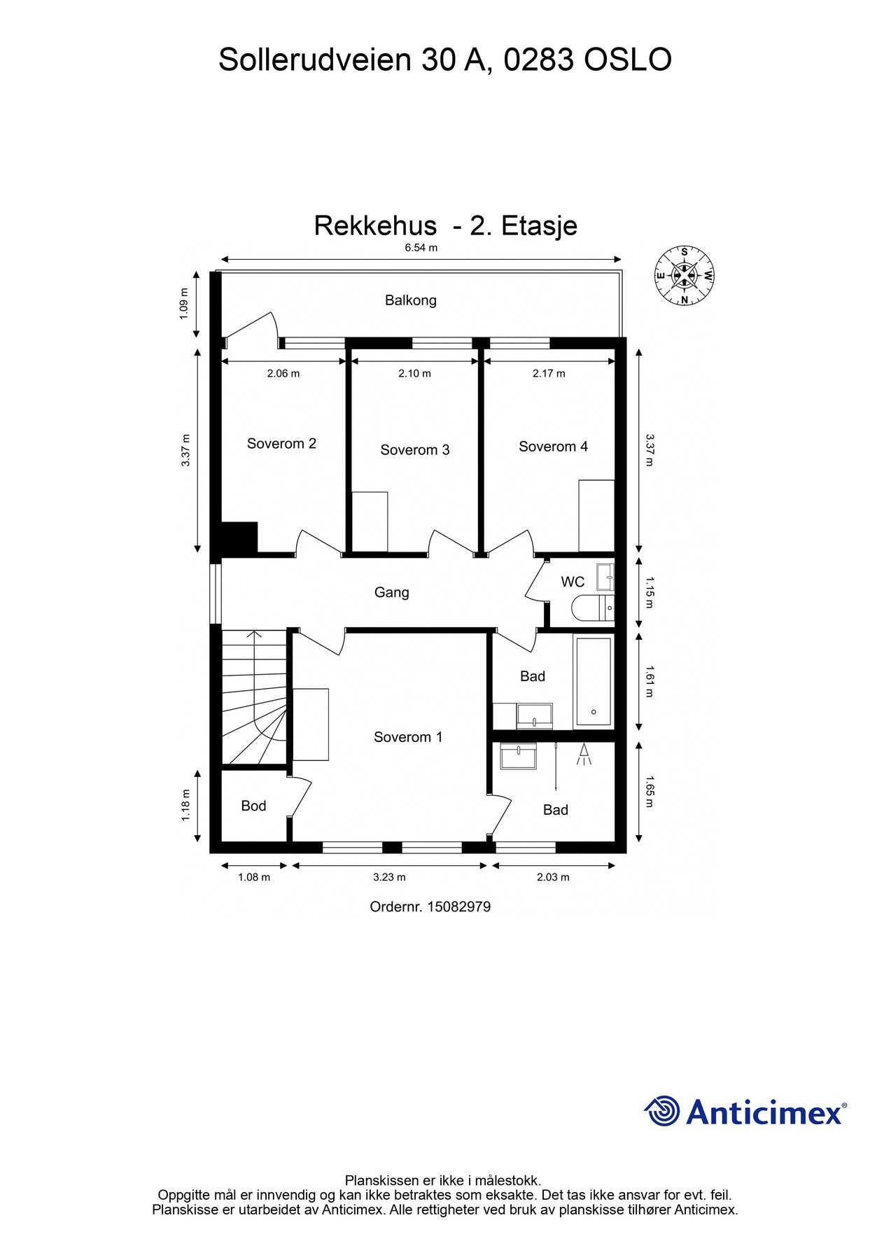 Plantegning 2.etg Galleribilde