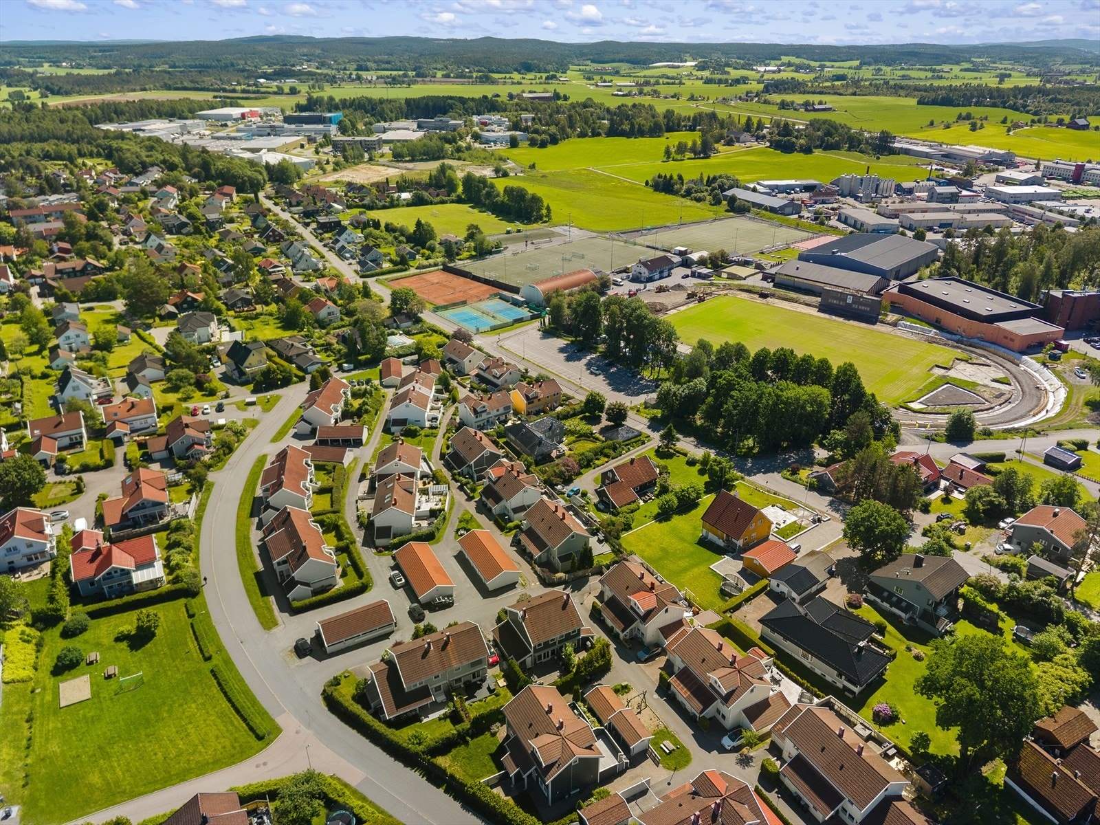 Dronefoto Galleribilde