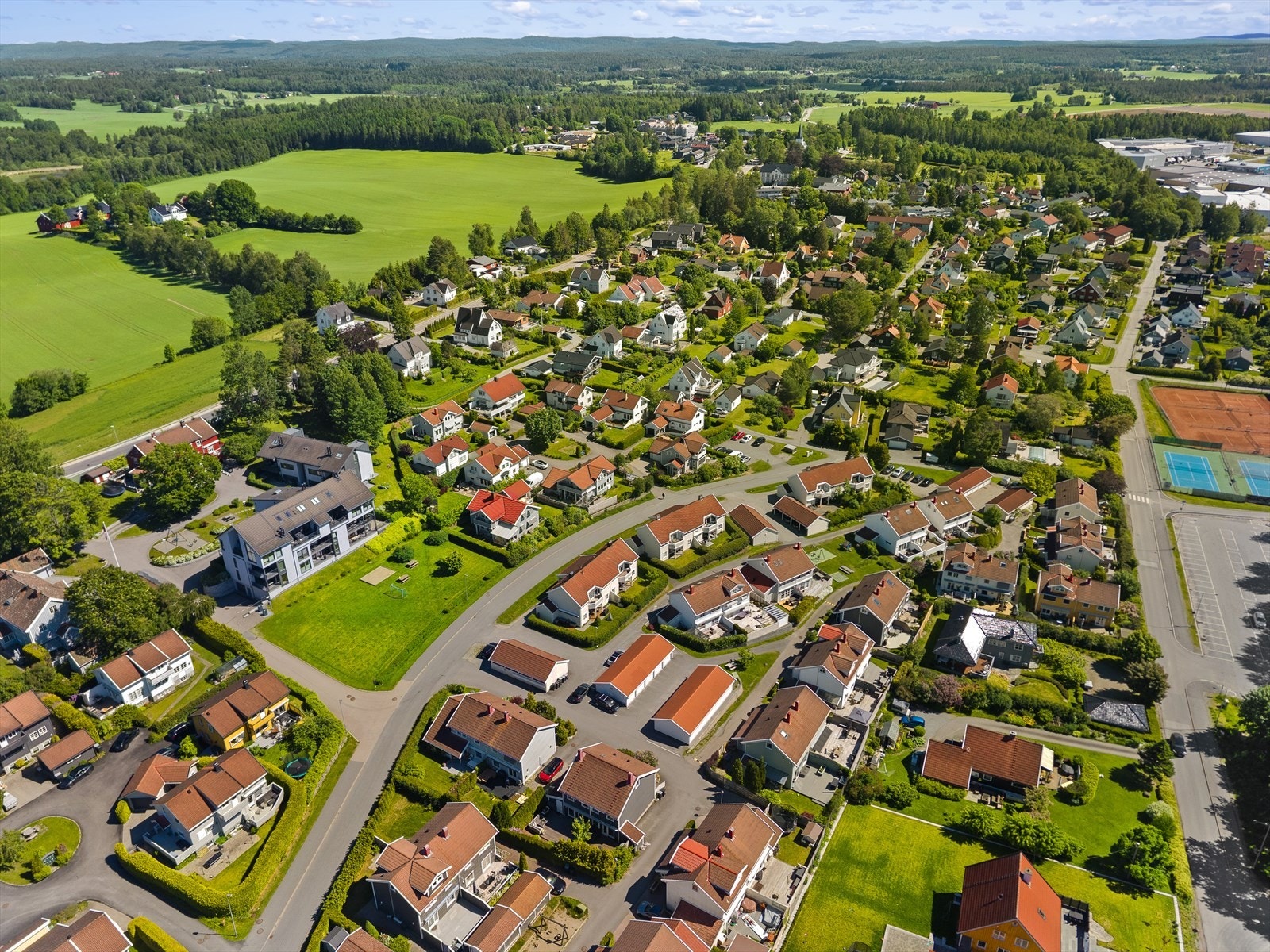 Dronefoto Galleribilde