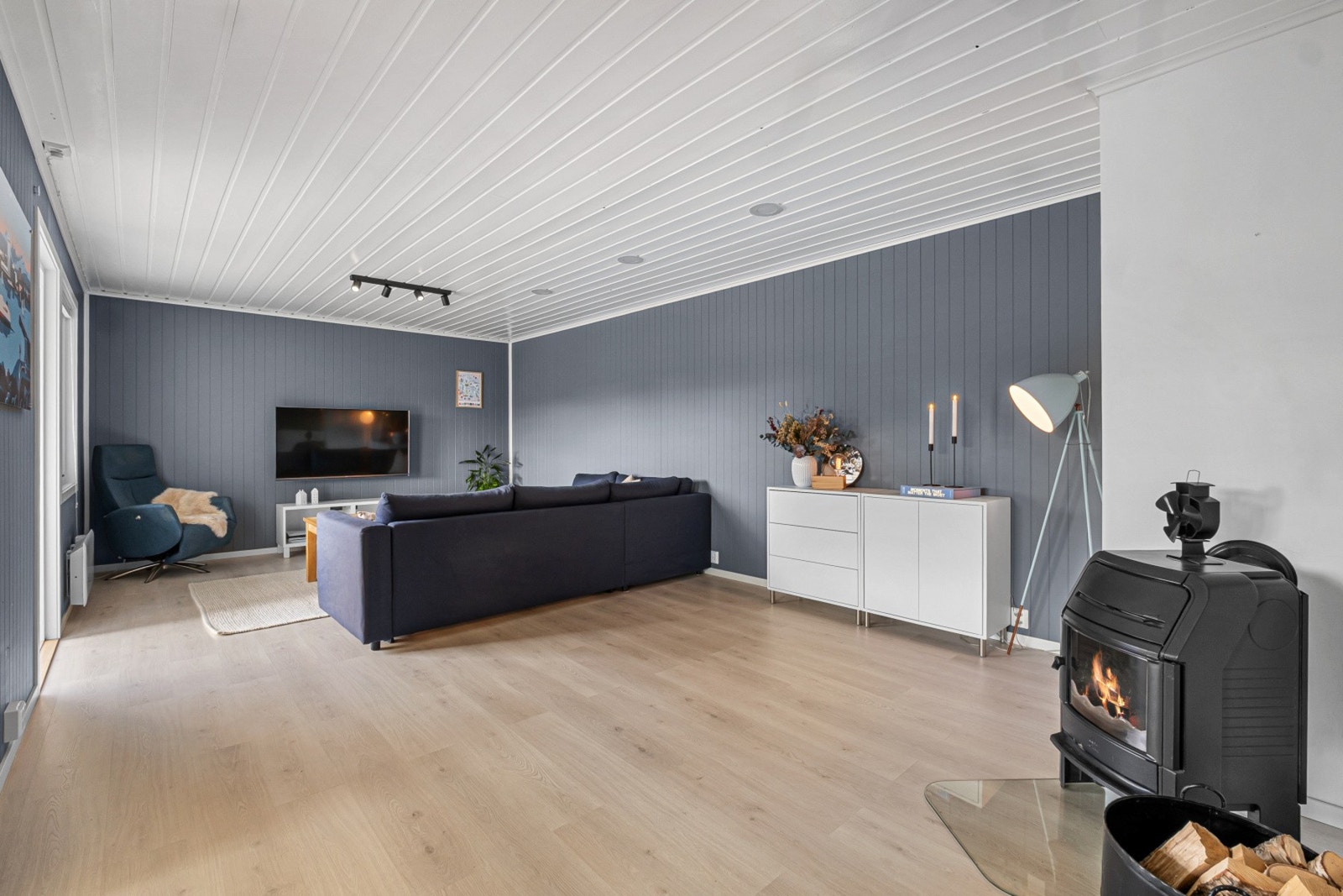 En effektiv vedovn sørger for ekstra varme på kalde dager. Galleribilde