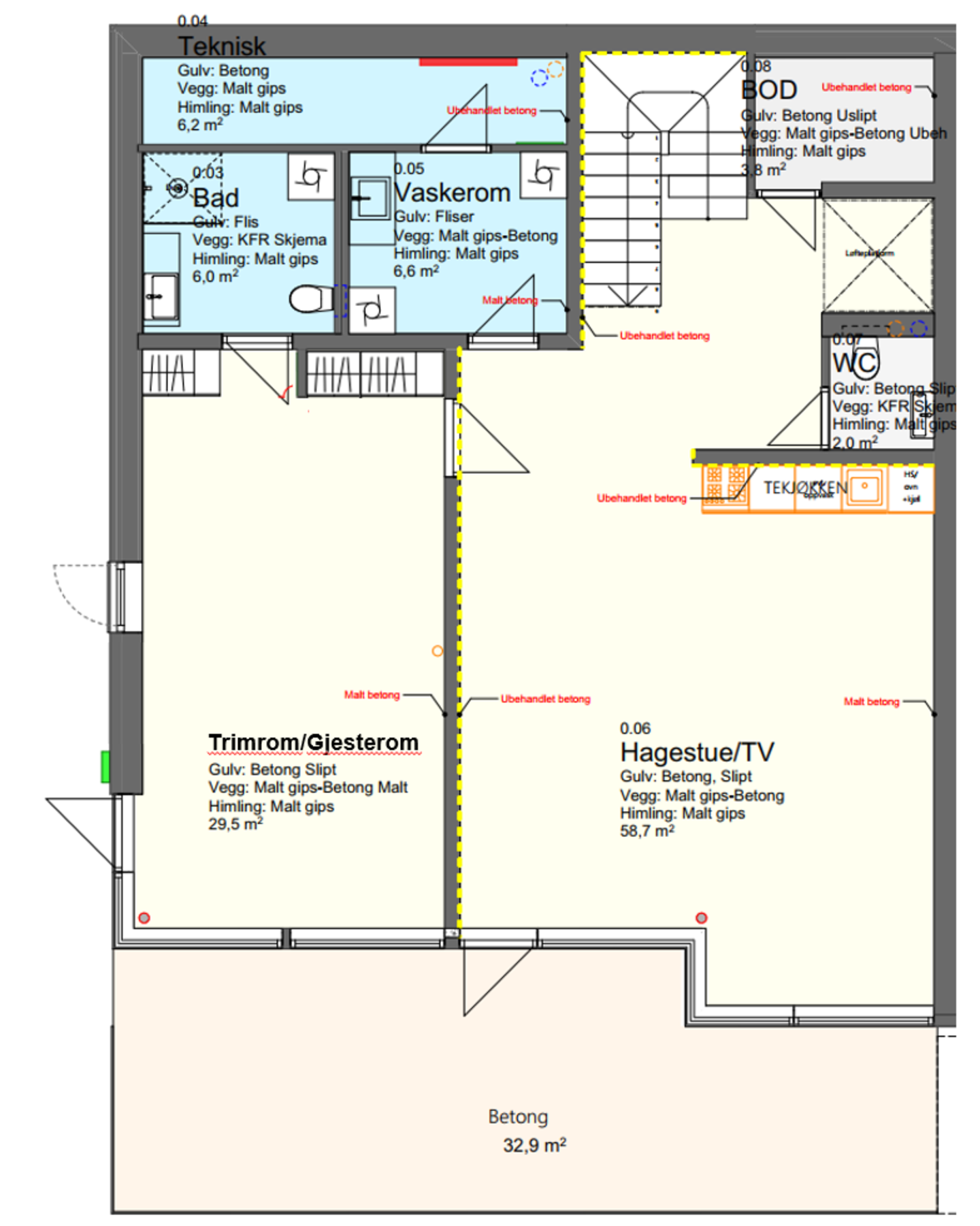 Plan 1. Galleribilde