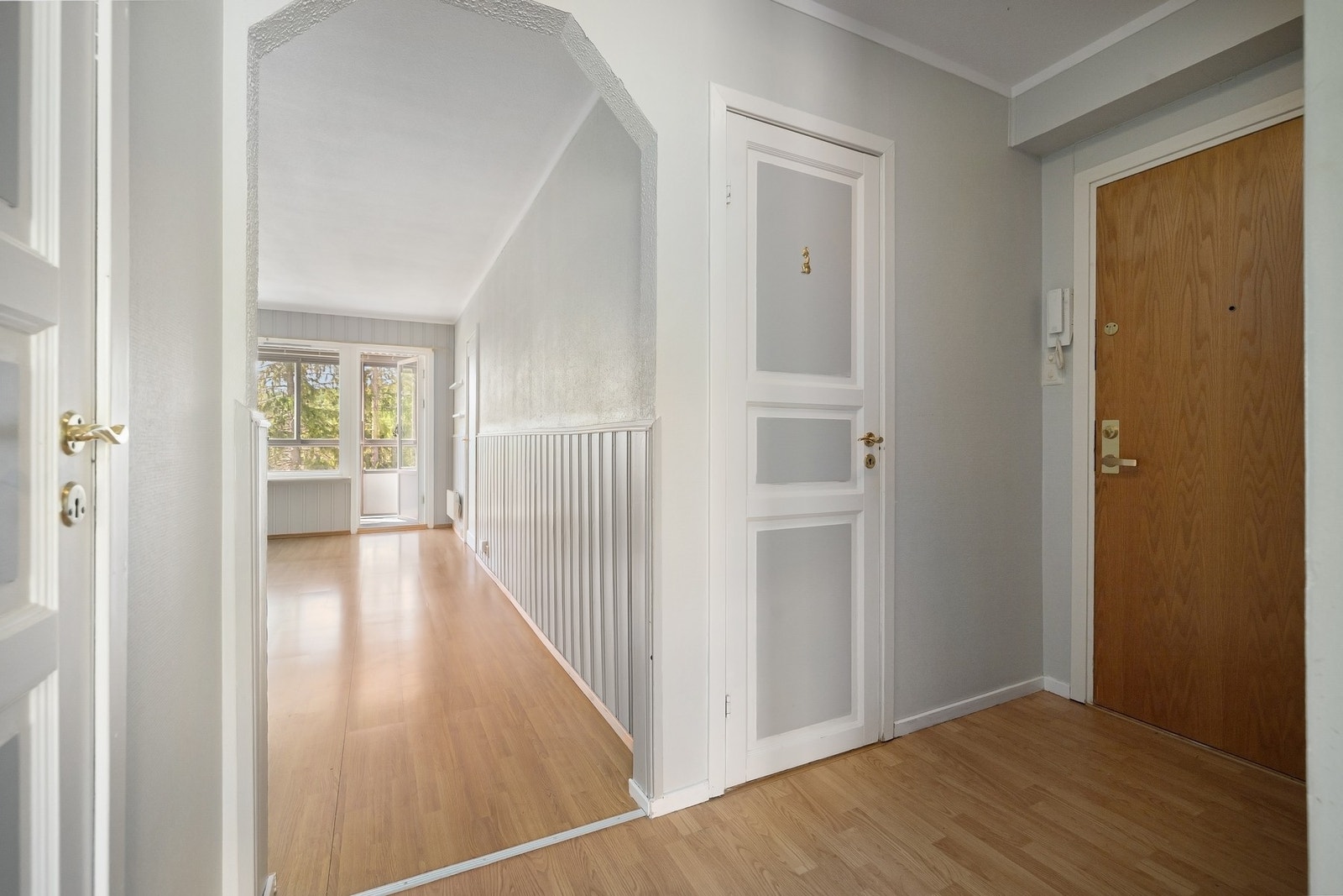 Leiligheten har en sjarm med gode muligheter for å sette sitt eget preg. Galleribilde