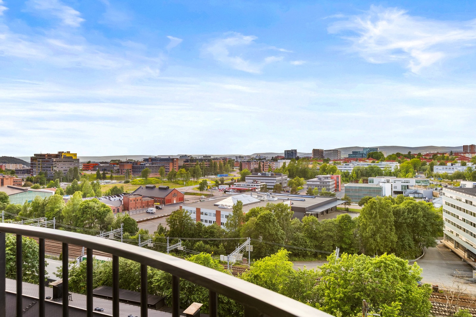 Flott utsikt Galleribilde