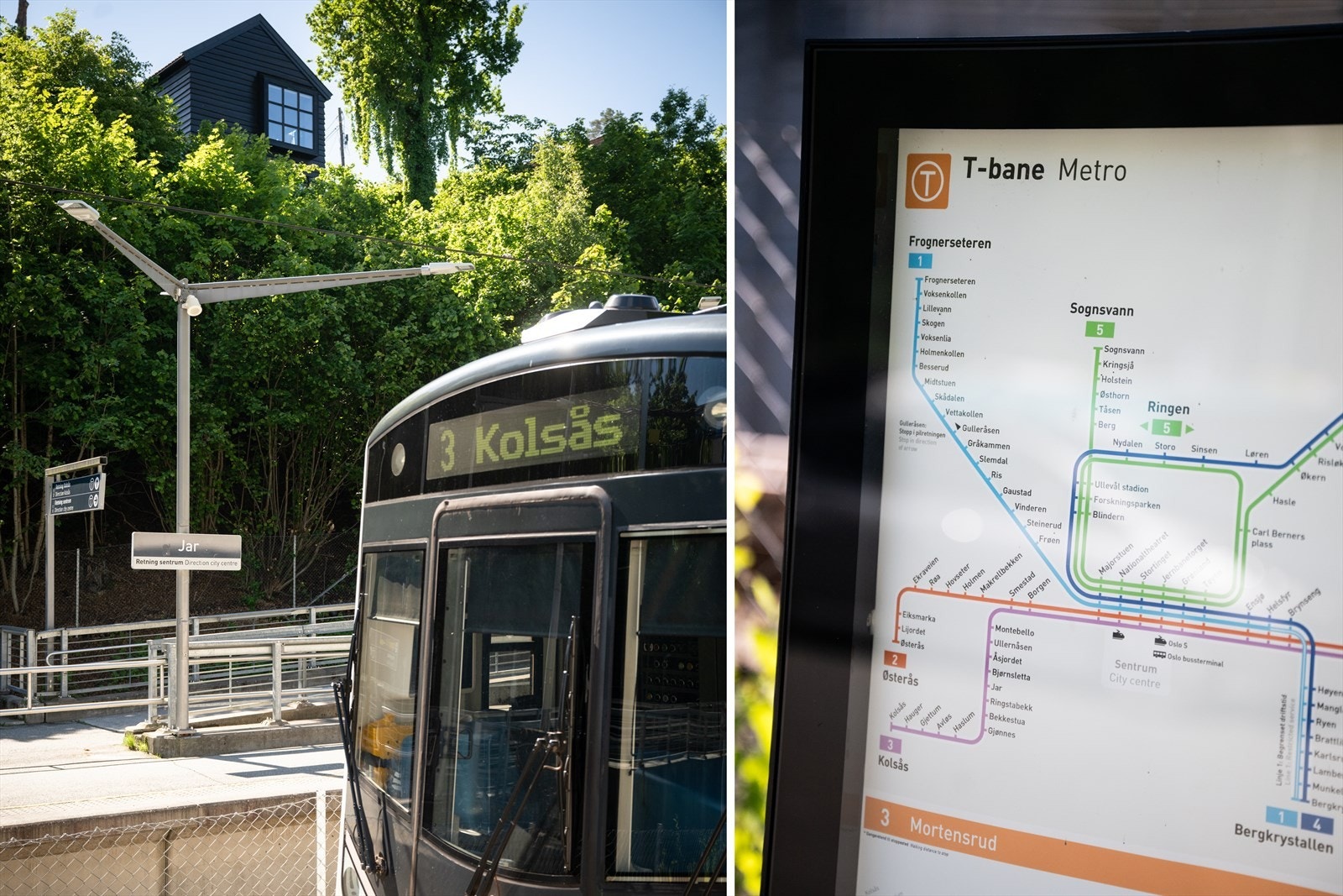Kort gangavstand til Jar stasjon med enkel forbindelse til Oslo sentrum Galleribilde