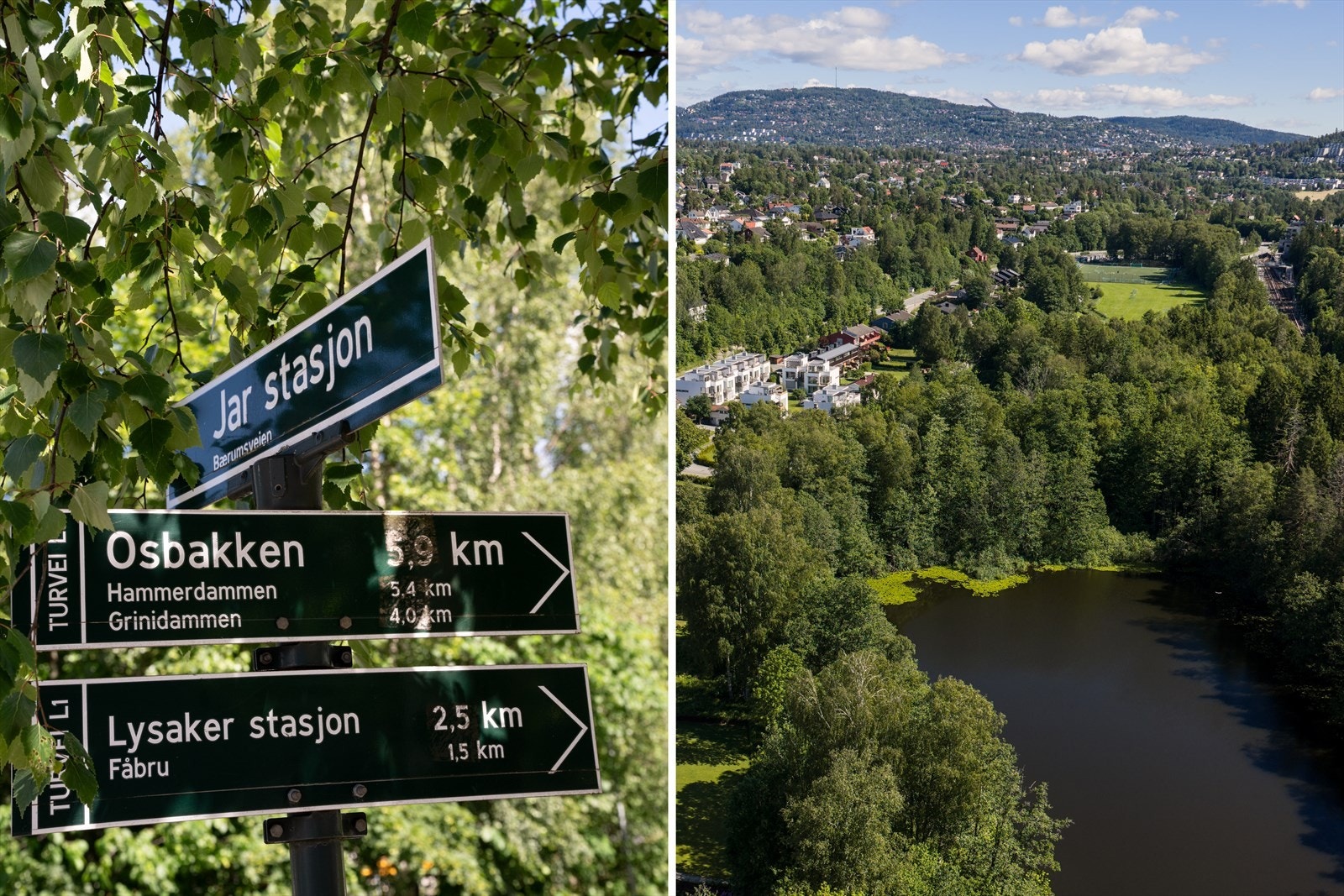 Flotte turmuligheter langs Lysakerelven og kort vei til naturopplevelser året rundt Galleribilde