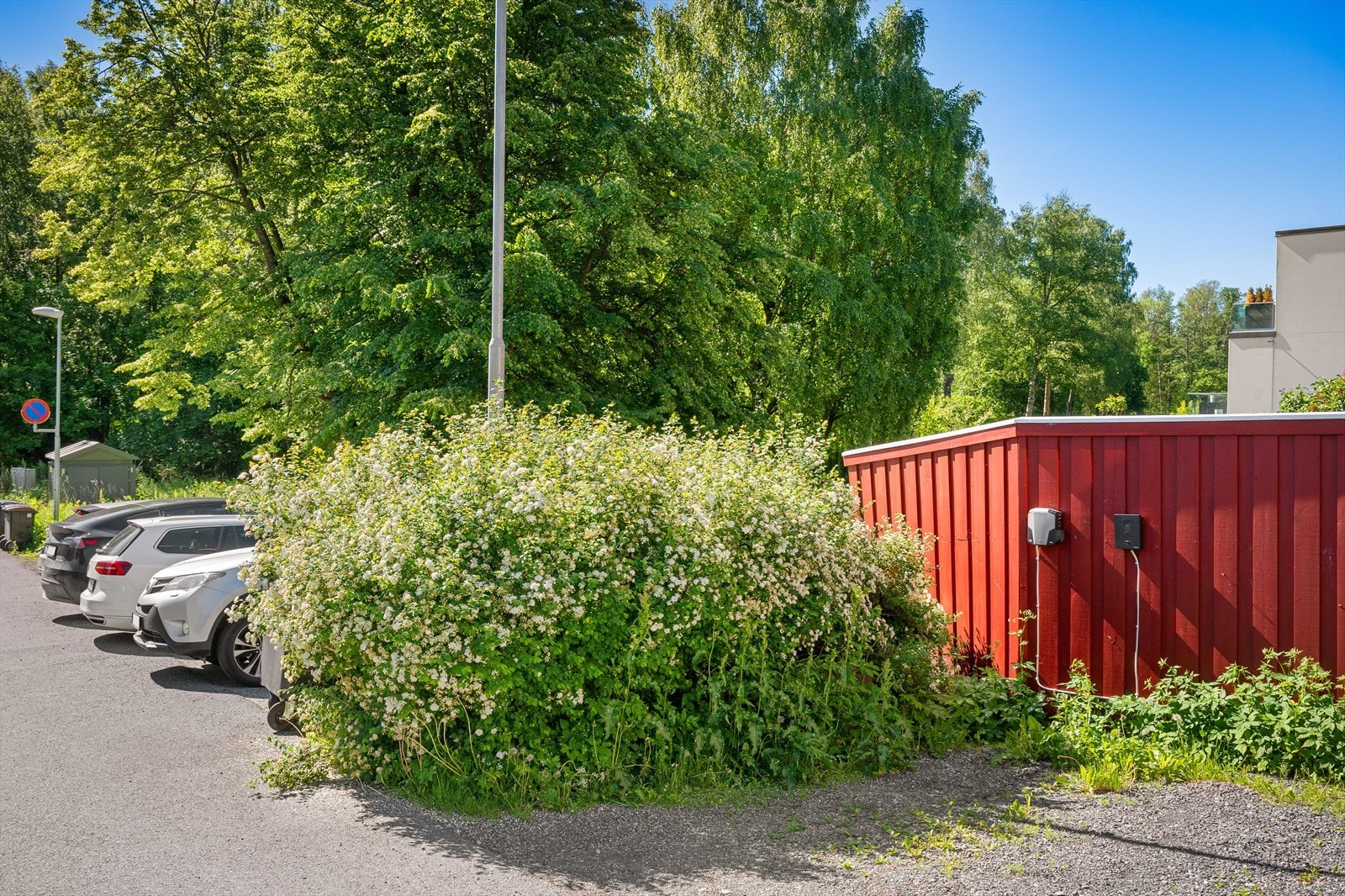 Det er mulighet for lading av elbil Galleribilde
