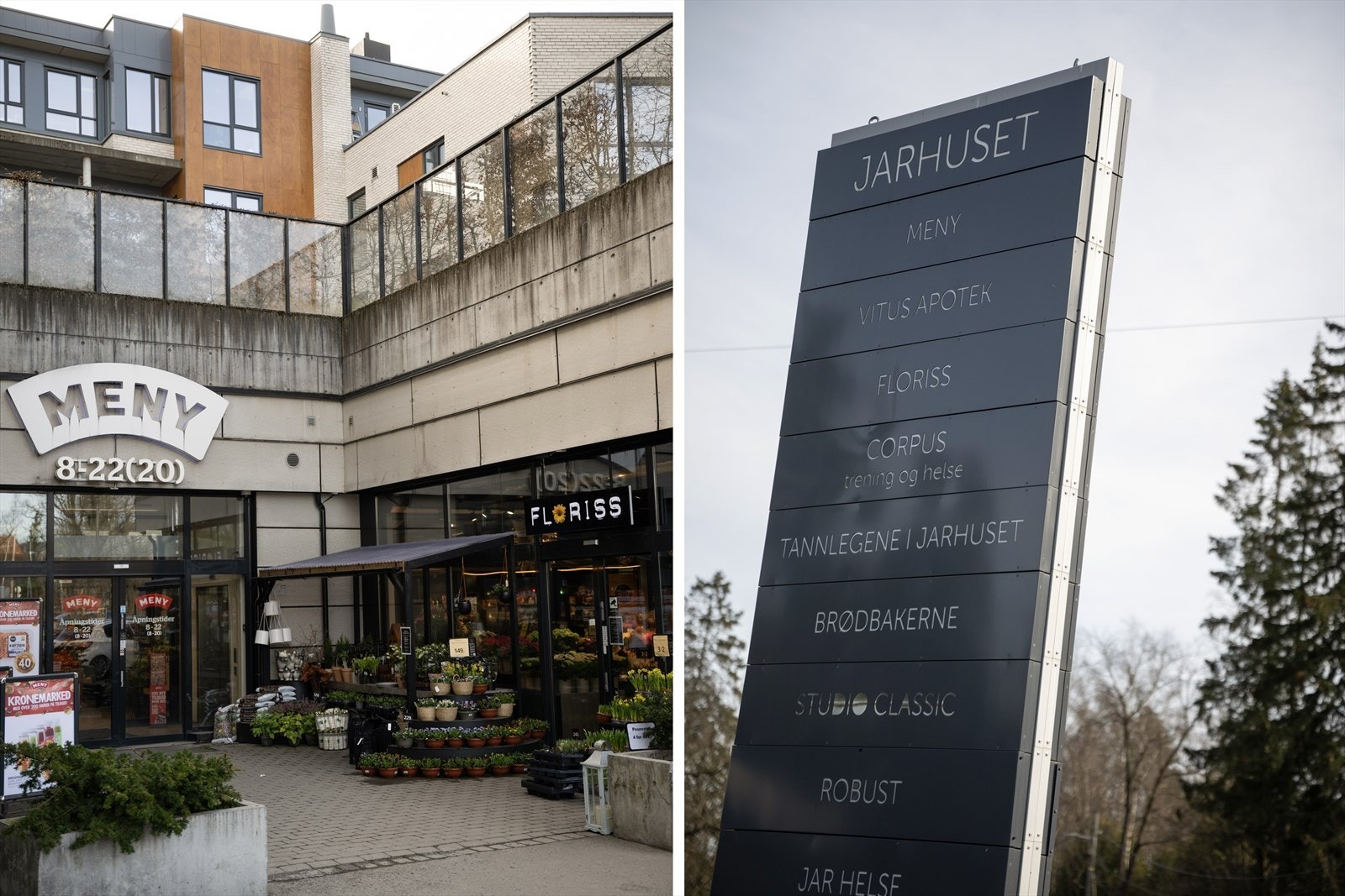 Jarhuset ligger like i nærheten med dagligvarebutikk, bakeri, apotek og øvrige servicetilbud Galleribilde