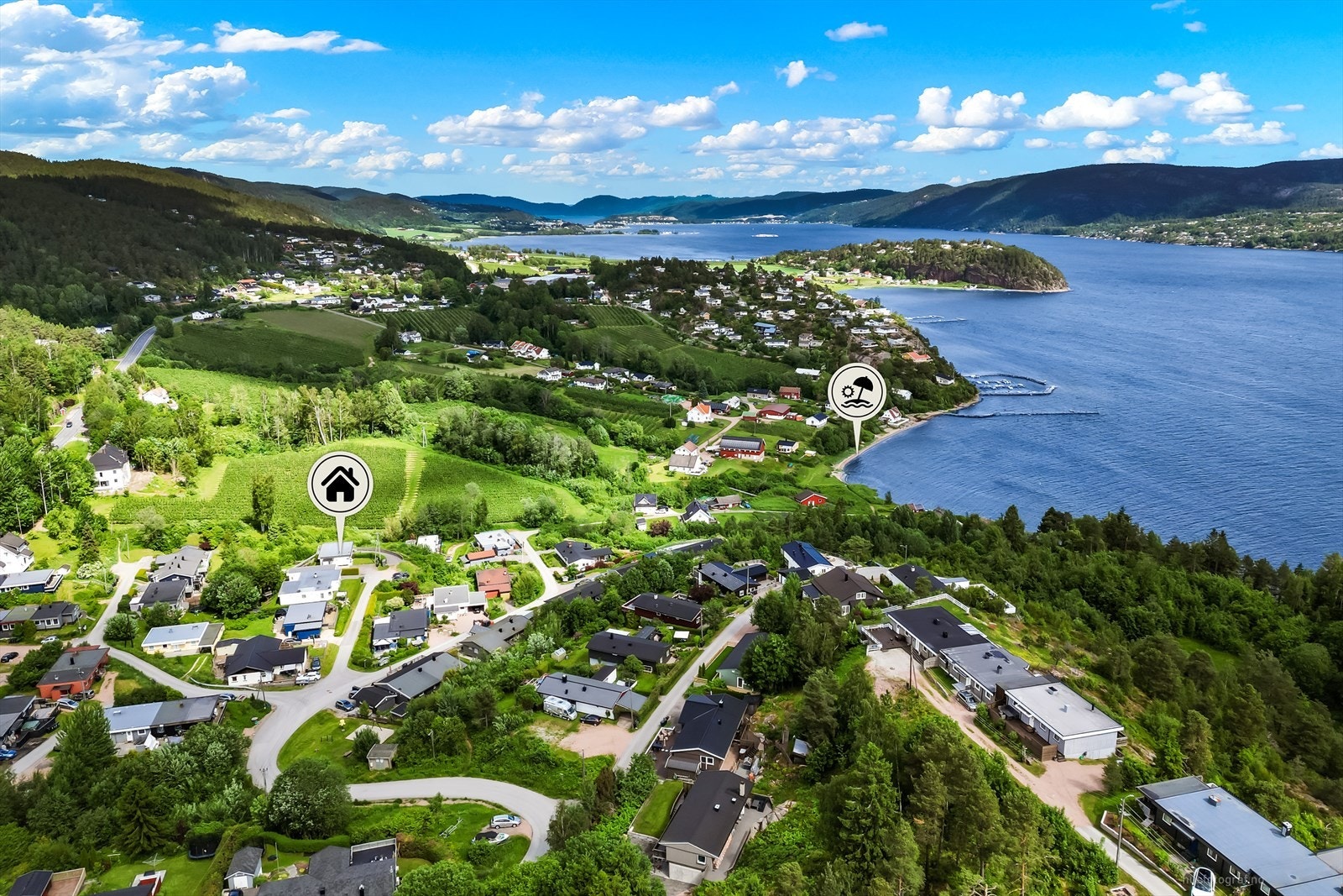 Berger er kjent som et av Norges best bevarte industrisamfunn, med en rik historie og et aktivt kulturliv. Galleribilde