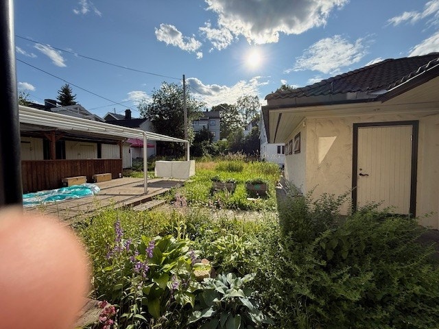 Felles terrasse og hage. Galleribilde