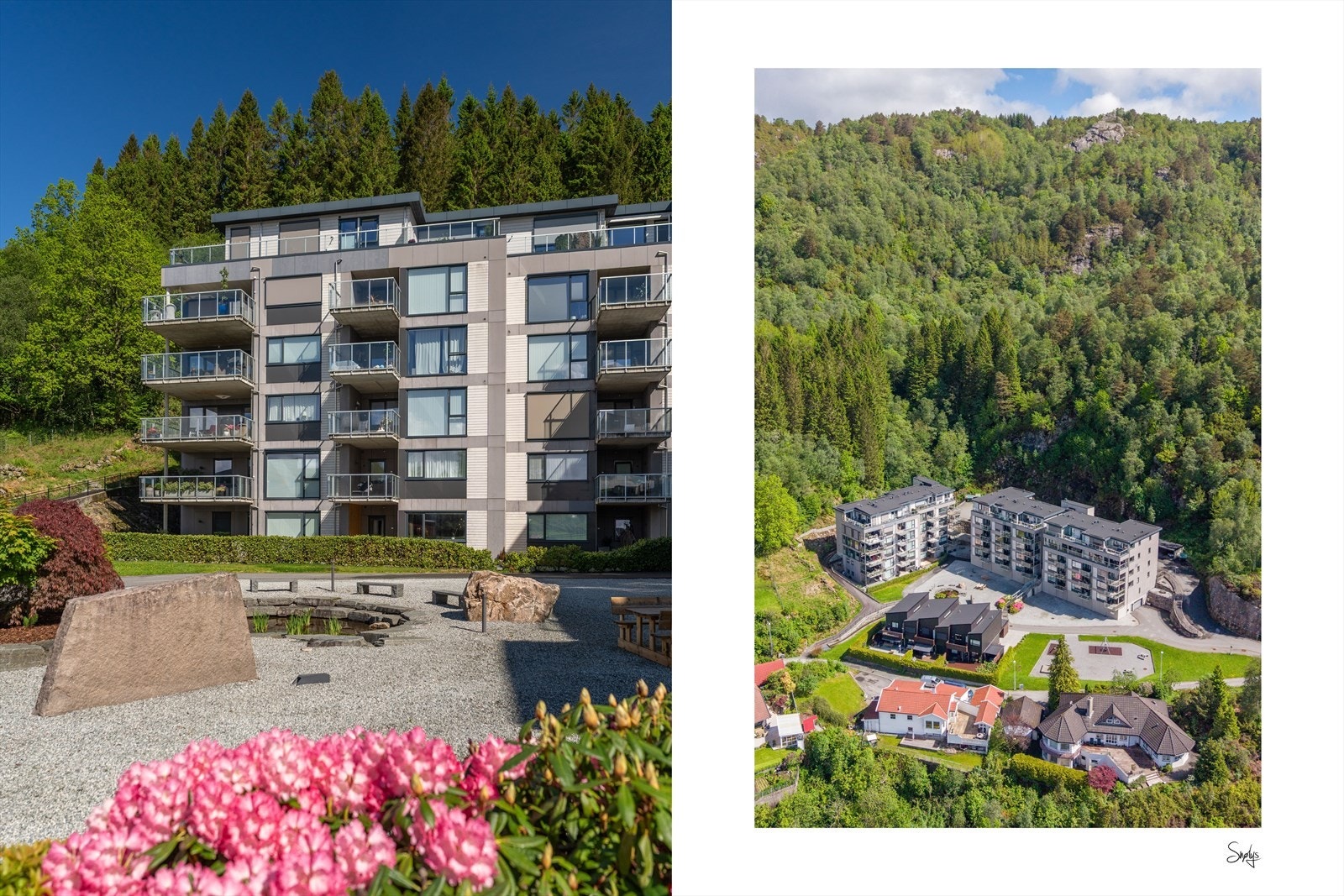 En innbydende 2-roms leilighet fra 2015 i rolige og naturlige omgivelser Galleribilde