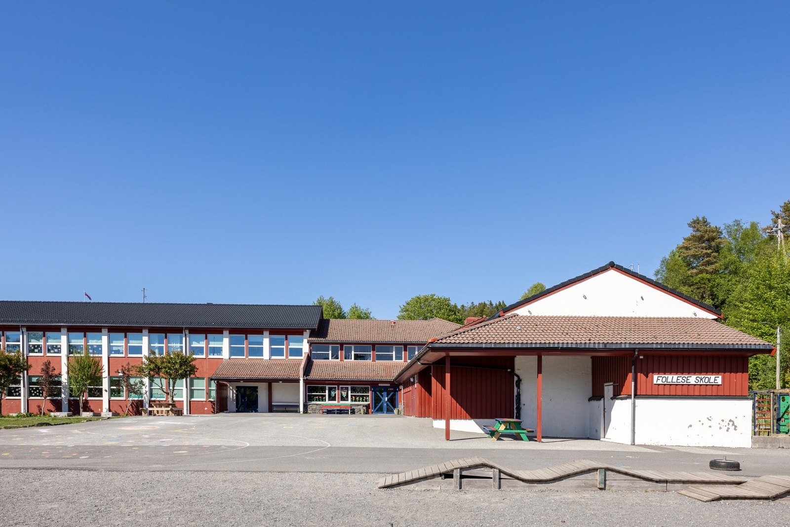 Det er kun 500 meter til Strusshamn skole. Galleribilde